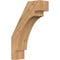 Ekena Millwork 5 1/2"W x 16"D x 24"H Merced Smooth Knee Brace, Western Red Cedar BRC06X16X24MRC00SWR - alternate 1
